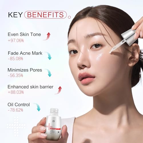 ZMbeauty Niacinamide Serum 10%, 377 1% Dark Spot Corrector, Vitamin C Face Serum for Uneven Skin Tone, Pores Reducer, Facial Soothing Moisturizer, Korean Skin Care 30ml/1.01 fl. oz