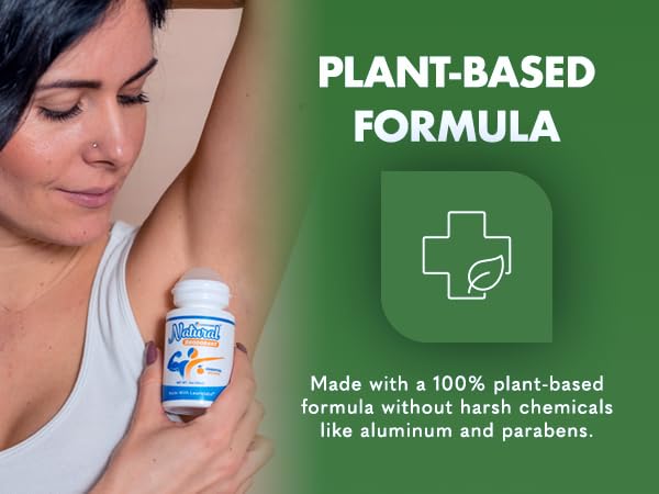 Lauricare Natural Deodorant - Aluminum Free - Plant Based Formula for Men and Women - 3oz Roll-On Deo Made with Lauricidin