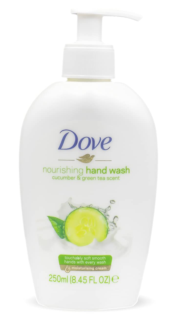 Dove, Nourishing Hand Wash Variety of 3 (Deeply Nourishing, Shea Butter & Warm Vanilla, Cucumber & Green Tea) - 250 ML (8.45 FL OZ) - International Version…