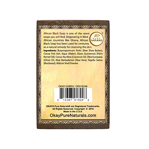 OKAY African Black Soap Black Seed, Black Seed, 5.5 Ounce