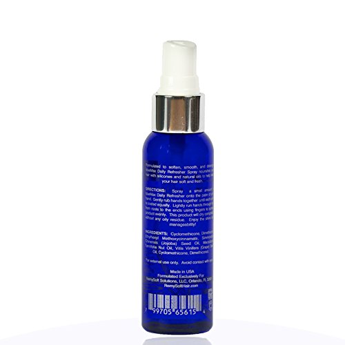 Remy Soft Blue Max Daily Refresher Safe For Hair Extensions, Weaves And Wigs Salon Formula Leave In Conditioner Unscented