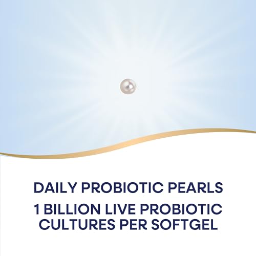 Nature's Way Acidophilus Probiotic Pearls, Supports Digestive Balance and Gut Health*, Protects Against Occasional Constipation and Bloating*, 1 Billion Live Cultures, 90 Softgels (Packaging May Vary)