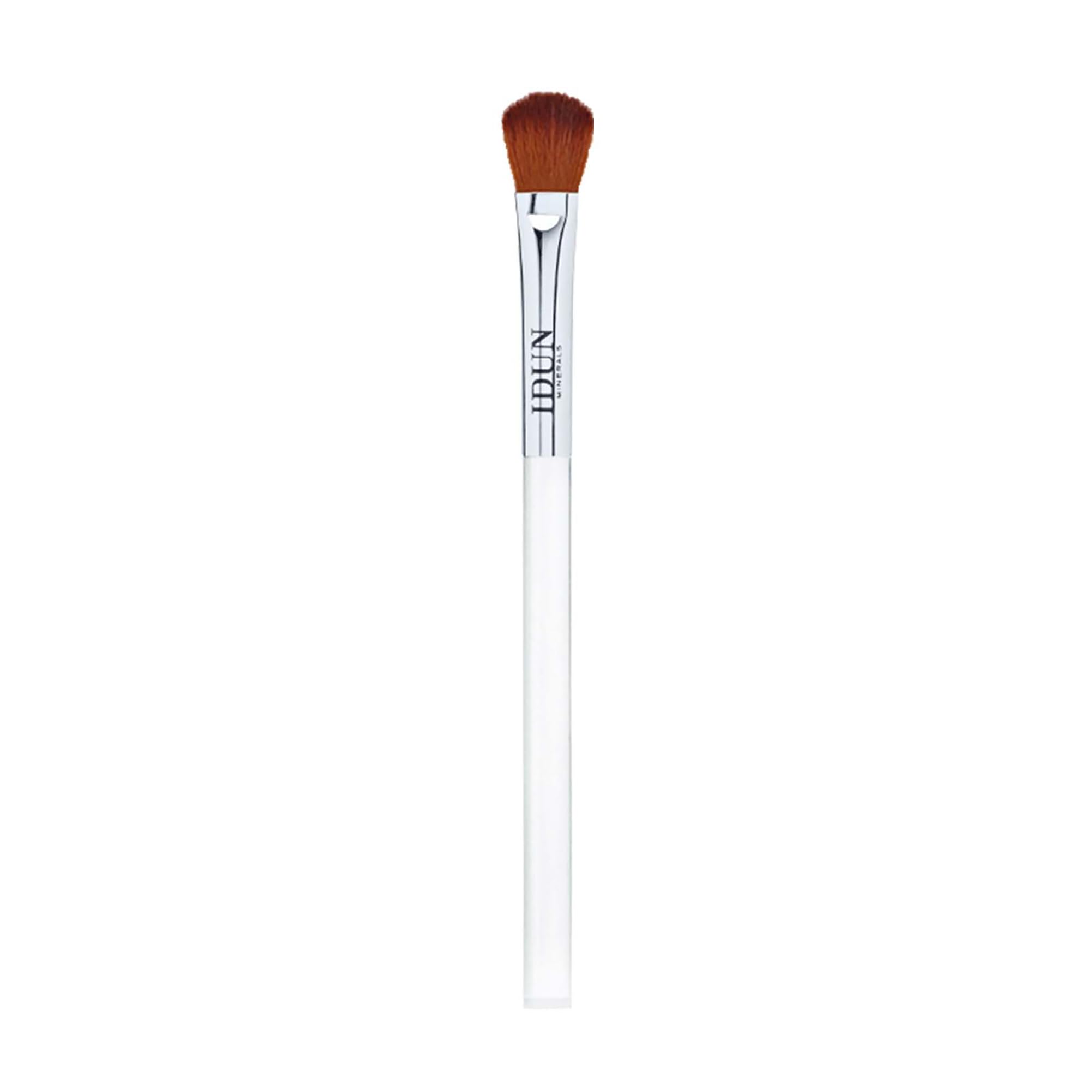Idun Minerals Blending Brush - for Blending & Highlighting Eyeshadows - for A Smooth Flawless Finish - Premium Quality Synthetic Taklon Bristles - 100% Vegan, Hypoallergenic, Cruelty Free - No Shed