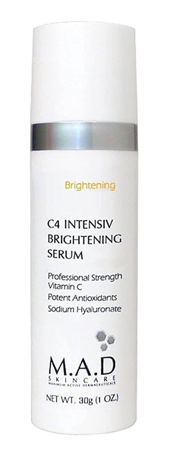 M.A.D Skincare C4 Intensiv Brightening Serum W/ Pro Strength Vitamin C 1 oz.