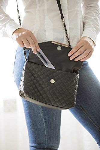 Tweezer Guru Tweezers for Women - Slant Pointed Precision Tweezers for Eyebrows & Ingrown Hair Removal - Blackhead and Splinter Tweezer with Sharp Needle Nose Point for Plucking (Black)