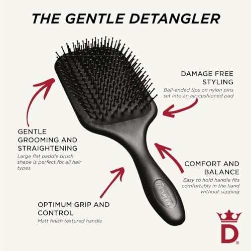 Denman Large Paddle Hair Brush, 9.5 inch