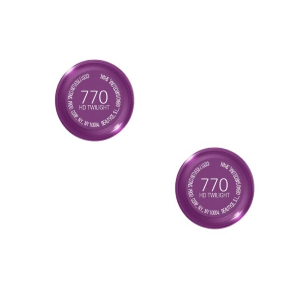 REVLON Pack of 2 Ultra HD Gel Lipcolor, HD Twilight 770
