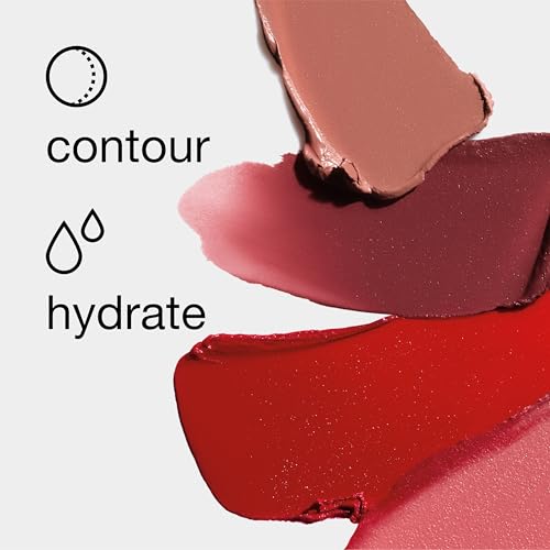 Clinique Dramatically Different Lipstick Shaping Lip Colour | Long Lasting, Moisturizing + Hydrating, Raspberry Glace, 1 Count