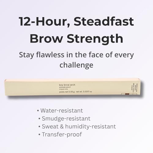 Glossier Boy Brow Arch 2-in-1 Longwear Pomade Eyebrow Pencil Warm Dark Brown