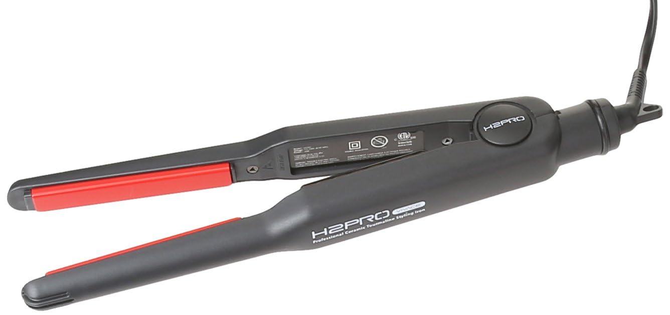 H2Pro Vivace Professional Variable Temperature Ceramic Styling Flat Iron, 4/10 Inch, 2 Pounds