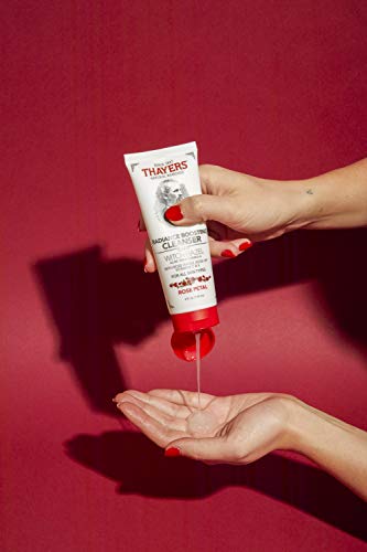 THAYERS Rose Petal Radiance Boosting Cleanser with Vitamin C and Vitamin E, 4 Ounces
