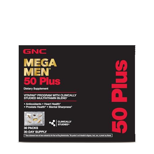 GNC Mega Men 50 Plus Vitapak Program - 30 Vitapaks