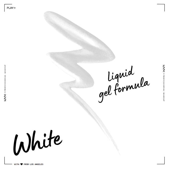 NYX PROFESSIONAL MAKEUP Epic Wear Liquid Liner, Waterproof Eyeliner, Up To 3 Day Wear, White