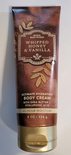 Bath & Body Works Whipped Honey & Vanilla Ultimate Hydration Body Cream 8 Ounces Pack of 2