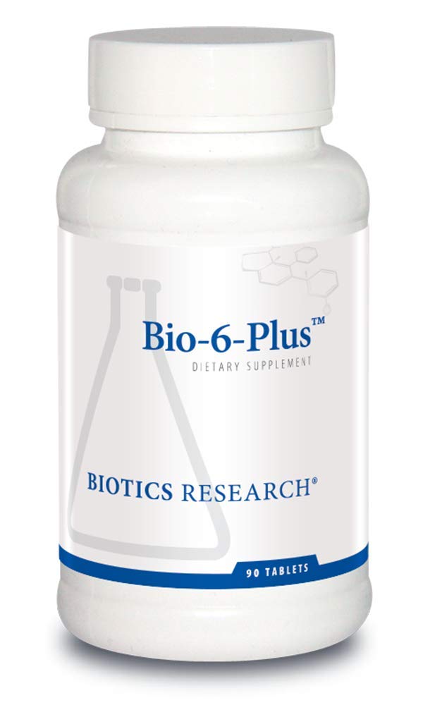Biotics Research Bio 6 Plus Digestive Support, Supports Pancreatic Function, 50,000 NF Units Amylase, 9,300 NF Units Lipase, 50,000 NF Units Protease, Pancreatic and Digestive Enzymes 90 Tabs