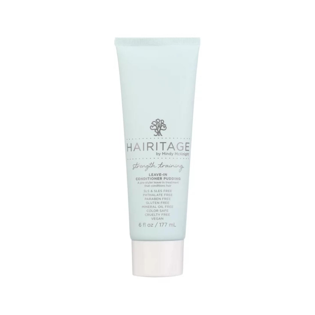 Hairitage Leave-In Conditioner Pudding with Coconut Oil + Shea Butter - Softens + Detangles Hair - For Thick + Curly Hair - Rejuvinates + Restores Strands - Frizz Control