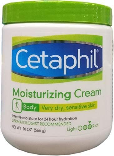 Cetaphil Body Moisturizing Cream - For Very Dry & Sensitive Skin, 20 Ounce(566 g)