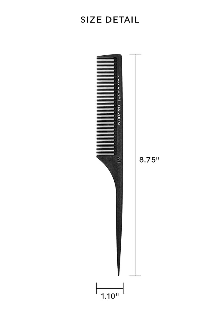 Cricket Carbon Hair Comb (Various Styles) 1 pc AD