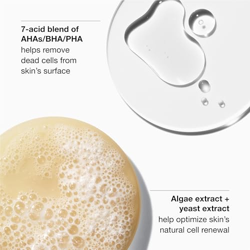 Clinique 3-Step Clarifying Do-Over Leave-On Exfoliating Peel | Boosts Skin Renewal, 1 Fl Oz