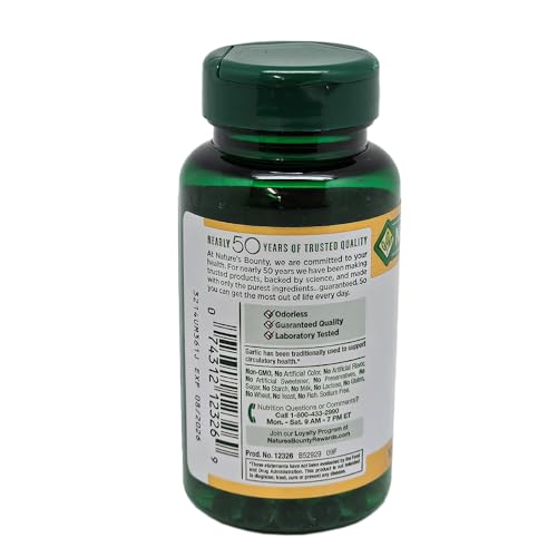 Nature's Bounty Garlic 1000 mg Softgels 100 ea