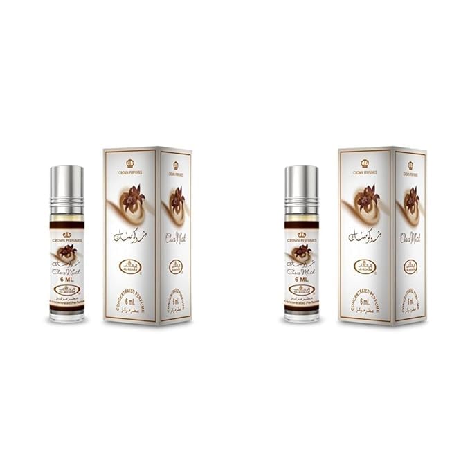 Al-Rehab Choco Musk Concentrated Perfume Rollerball for Unisex, 0.2 Ounce (Pack of 2)