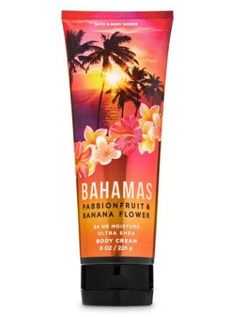 Bath and Body Works - Bahamas Passionfruit & Banana Flower - Fine Fragrance Mist and Ultra Shea Body Cream - Full Size –2020