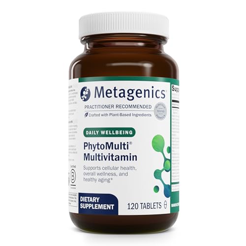 Metagenics PhytoMulti Multivitamin Without Iron - Daily Multivitamin for Overall Health & Aging - 20+ Essential Vitamins & Minerals - with Vitamin B6, Lutein, Zeaxanthin & More - 120 Tablets