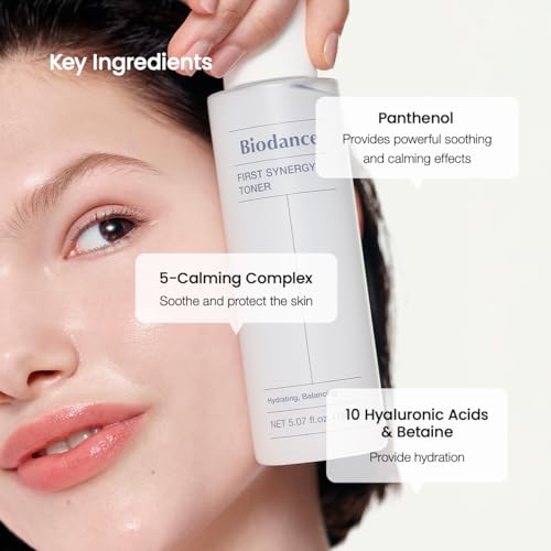 Biodance First Synergy Toner, All-in-One Toner, Moisturizing, Skin Balance, Hyaluronic Acid | 5.07 fl.oz,150ml