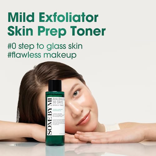 SOME BY MI AHA BHA PHA 30 Days Miracle Toner – 5.07oz, 150ml – Korean Salicylic Acid Exfoliating Face Toner for All Skin Types – Daily Pore Care & Oil Control with 2% Niacinamide – Korean Skin Care
