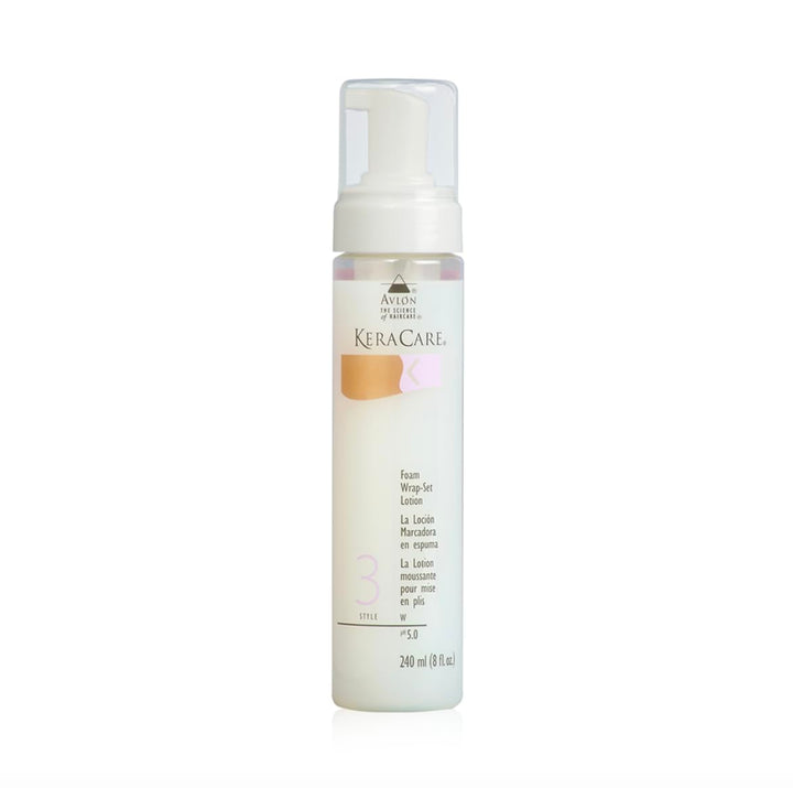 Avlon Keracare Foam Wrap-Set Lotion 8 Ounce
