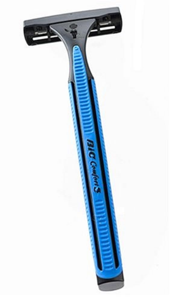 Bic Comfort 3 Shavers, for Men, Sensitive Skin, Triple Blade, 8 Shavers (Pack of 3)