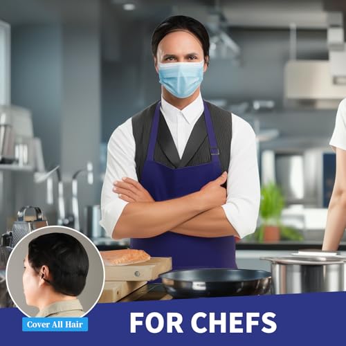 Teenitor Hair Nets for Food Service Workers, 50pcs 24inch Hair Net Hairnets for Foodservice, Black Hair Nets for Women Hair Nets for Buns, Kitchen Hair Nets for Men Bun Nets for Ballet Girls