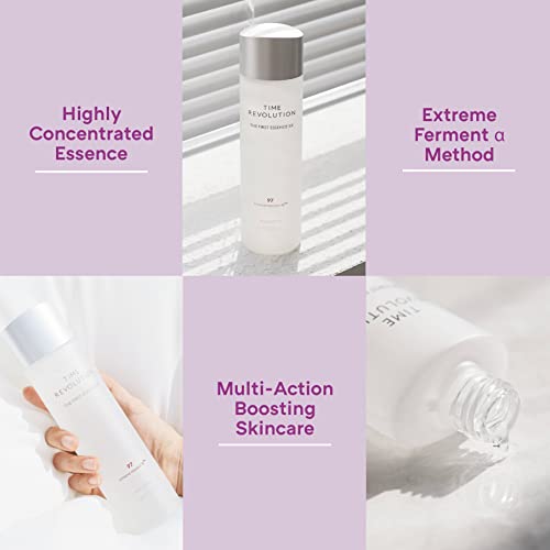 MISSHA Time Revolution The First Essence 5X (5th Gen) 5.07 Fl oz/ 150ml, Korean Face Essence, Facial Toner, Glass Skin, Hydrating Firming pH Balancing Toner for All Skin Types