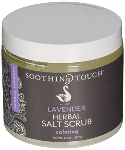 Soothing Touch Herbal Salt Scrub, Lavender - 20 Oz