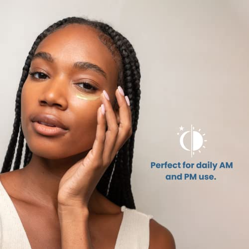 CLEAN SKIN CLUB Brightening+ Stem Cell Eye Cream, Reduces Dark Circles & Puffiness, Fragrance Free, 1.2 fl oz (Pack of 1)