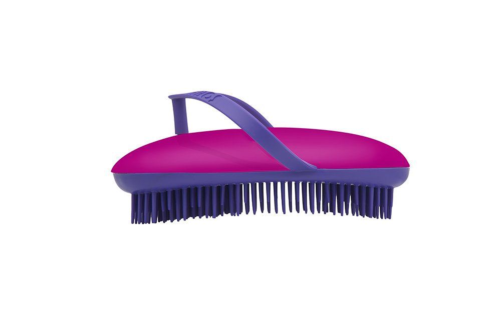 Sohyo B110 Shower Head Brush/Exfoliator Shampoo Brush/Head Massager Scalp Stress Relax Shower Brush/Scalp Scrub Hair Brush Massager/Hair Massager for Hair Growth/Scalp Dandruff Brush Small Hair Brush