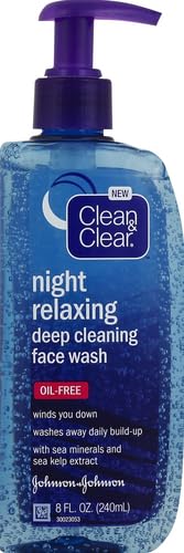 Clean & Clear Night Relaxing Deep Cleaning Oil-Free...