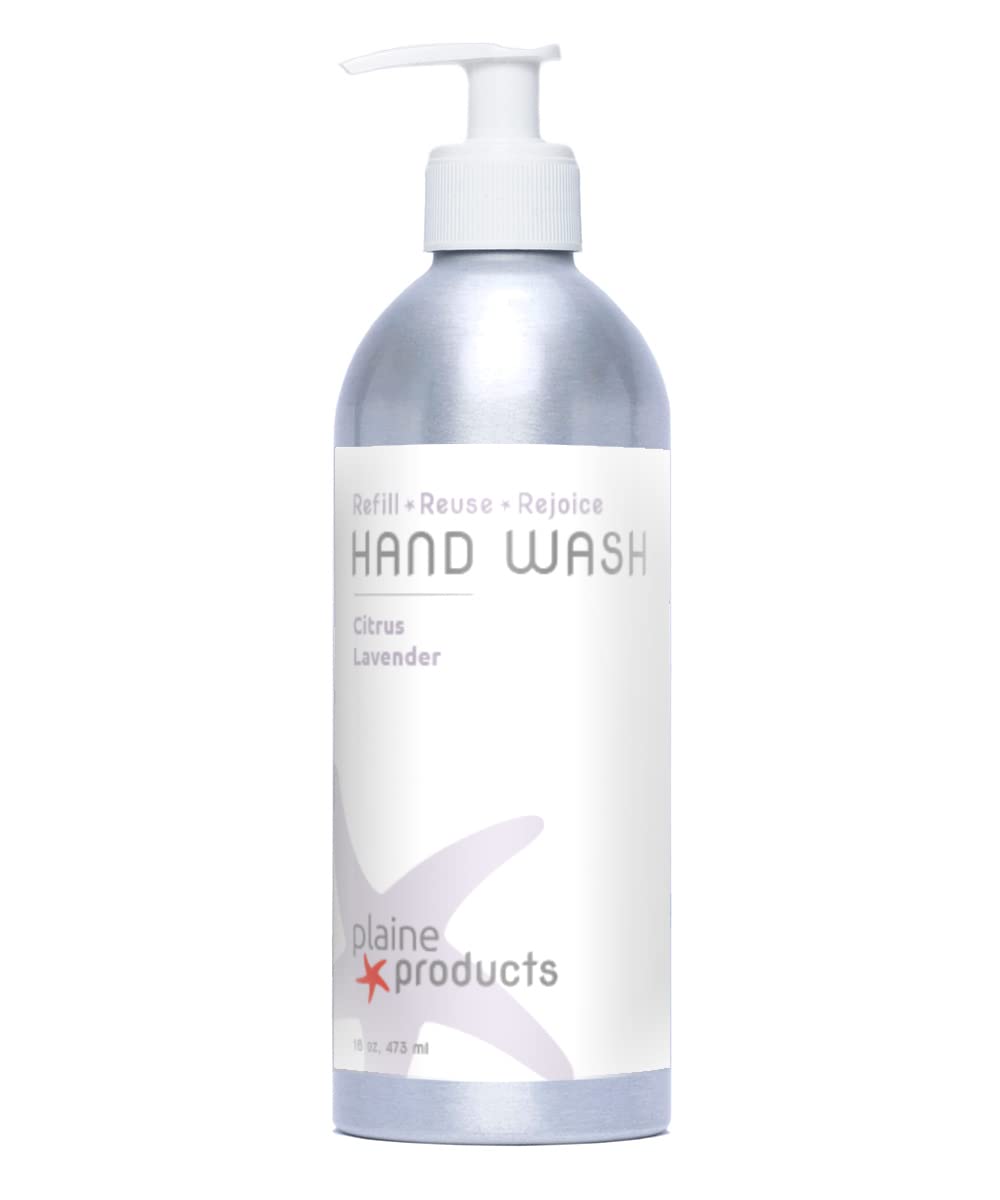 Returnable, Refillable Hand Wash: Citrus Lavender 16 oz (Original with pump)