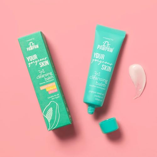 Dr.PAWPAW Your Gorgeous Skin 3 In 1 Cleansing Balm: Lightweight, Brightening, Conditioning, Resurfacing & Hydrating (50 ml)