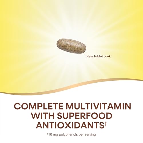Nature's Way Alive! Women’s Complete Multivitamin, Supports Energy Metabolism and Hair, Skin & Nails, Superfood Antioxidants, B-Vitamins, 50 Tablets (Packaging May Vary)