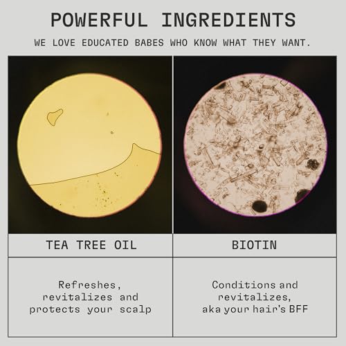 cleanjourney Clarify Refresh Detox Hair Shampoo, EWG Verified, Infused with Tea Tree Oil and Biotin, For Oily Hair + Buildup, Clean Ingredients, Vegan, Fresh Scent, 12 Fl Oz