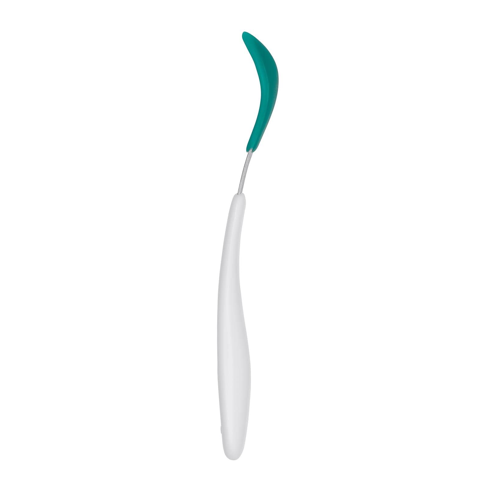 OXO Tot Feeding Spoon Set With Soft Silicone, Teal 6.3x0.8 Inch (Pack of 2)