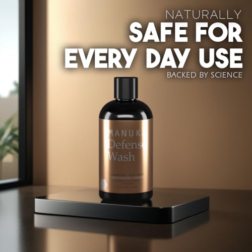 BALM OF GILEAD Antifungal Tea Tree Body Wash - 8.25 fl Oz Tea Tree and Manuka Antibacterial Body Wash - Helps Soothe Athlete’s Foot & Ringworm - Jock Itch, Chafing and Remove Odor