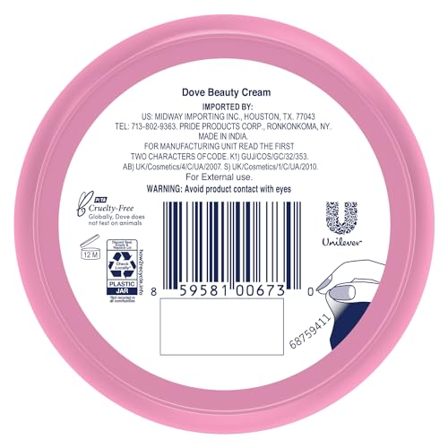 Dove Body Love Beauty Cream, Lightweight, Fast-Absorbing Face and Body Cream for Normal to Dry Skin, 24-Hour Moisture, Luxuriously Scented Face Cream, Hand & Body Lotion, 5.07 Fl Oz (Pack of 12)
