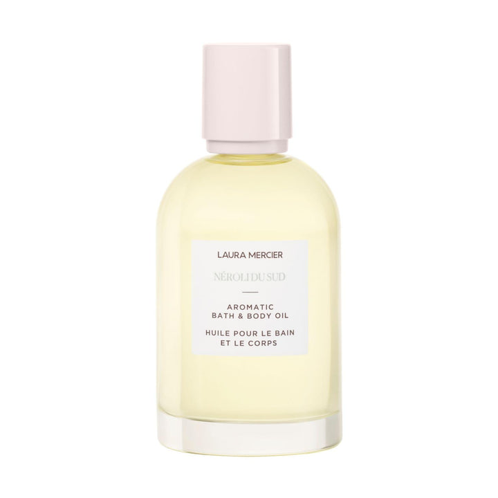Laura Mercier Aromatic Bath & Body Oil, 48HR Hydration, Smooths, Softens and Brightens Skin, Luxurious, Néroli du Sud