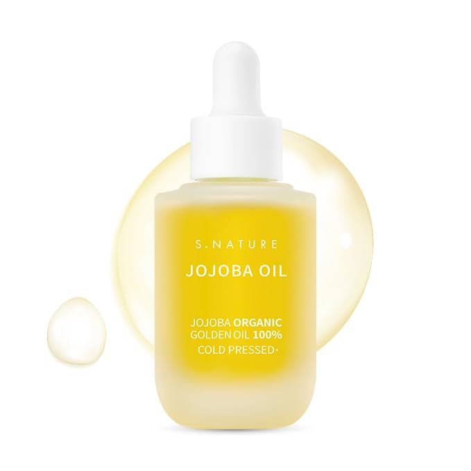 S.NATURE JOJOBA OIL 30ml|Moisturizing, Nutrition, Multi-Purpose Oil for Face, Hair and Body|1.01Fl Oz