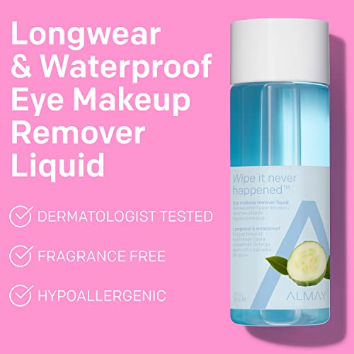 Almay Longwear and Waterproof Gentle Eye Makeup Remover for Women, 4 Ounce