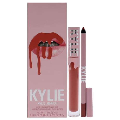 Kylie Cosmetics Matte Lip Kit - 505 Autumn for Women - 2 Pc 0.10 oz Matte Liquid Lipstick, 0.03 oz Lip Liner