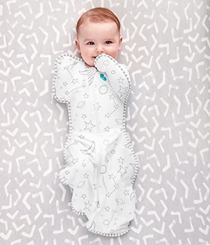 Love to Dream Swaddle UP Silky-Lux 1.0 TOG, Cream, Newborn, 5-8.5 lbs, Super Soft and Luxurious 100% Viscose, Allow Baby to Sleep in Their Preferred Arms Up Position