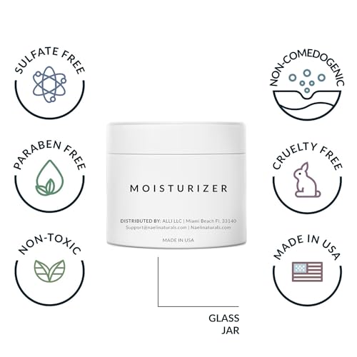 NAELI Face Moisturizer with SPF 30, Anti Aging Collagen & Peptide Cream, Reduces Wrinkles - Lightweight Skin Hydration with Hyaluronic Acid, Paraben Free & Non-Comedogenic Sunscreen, 3.4 oz